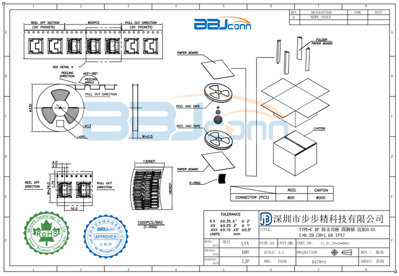 防水type-c連接器-2 防水type-c連接器-2