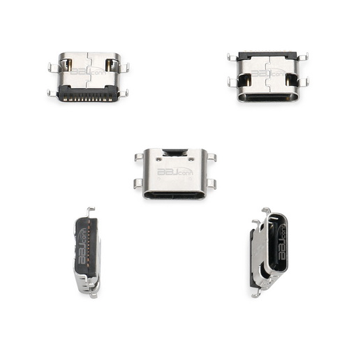 TYPE-C 16PIN 母座沉板1.0 L=6.5--(UC.01.31-11-0008)_調整大小