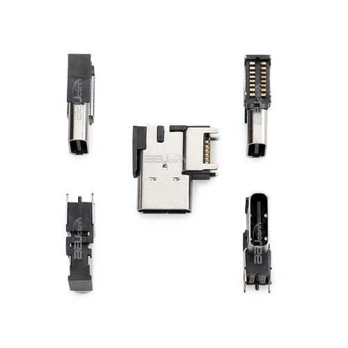 TYPE C 16PIN母座 側(cè)插SMT L=14.0 CH=4.58--UC.01.41-1K-0002_調(diào)整大小