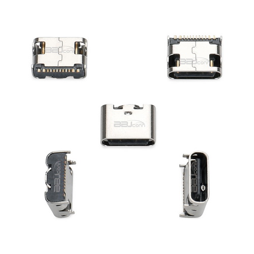 TYPE-C 16PIN 母座板上型L=6.2 5A(一體式）---（UC.01.51-11-0017）_調(diào)整大小